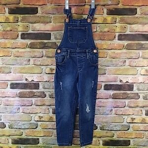 Denim&Co. Girl Destroyed overall Sz 2-3yrs